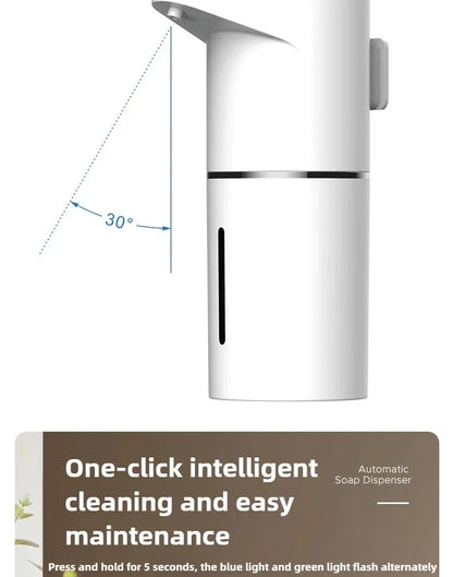 Touch-Free Clean — Automatic Sensing Foam Soap Dispenser, Wall Mounted