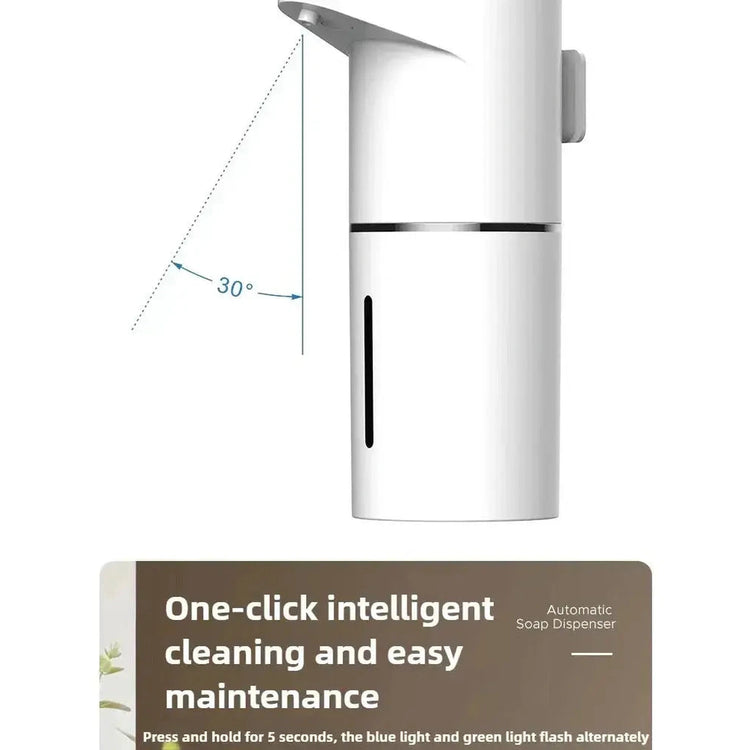 New Bathroom Automatic Sensing Soap Dispenser Type C Multiple Levels Contactless Electric Frother Charging Wall Mounted Vertical Jonine’s Corner