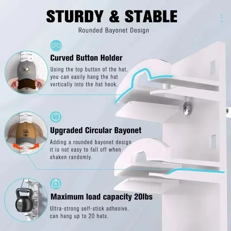 Wall-Mount Hat Rack