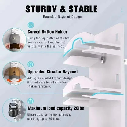 Wall-Mount Hat Rack
