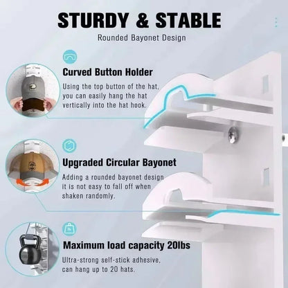 Wall-Mount Hat Rack