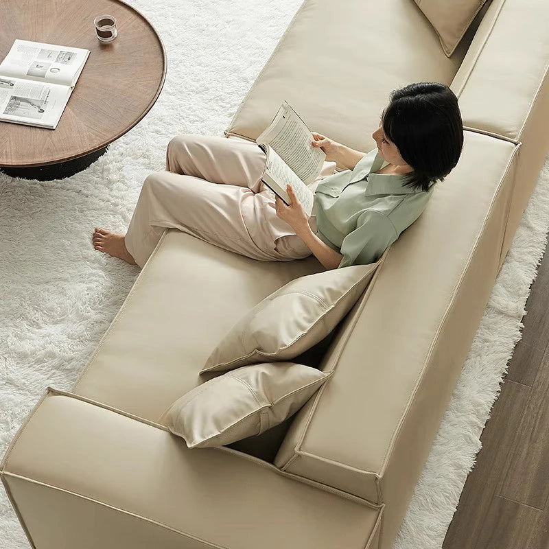 Aesthetic Space-Saving Luxury Sofa — Unique Designer Living Room Seating