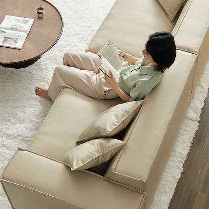 Aesthetic Space-Saving Luxury Sofa — Unique Designer Living Room Seating