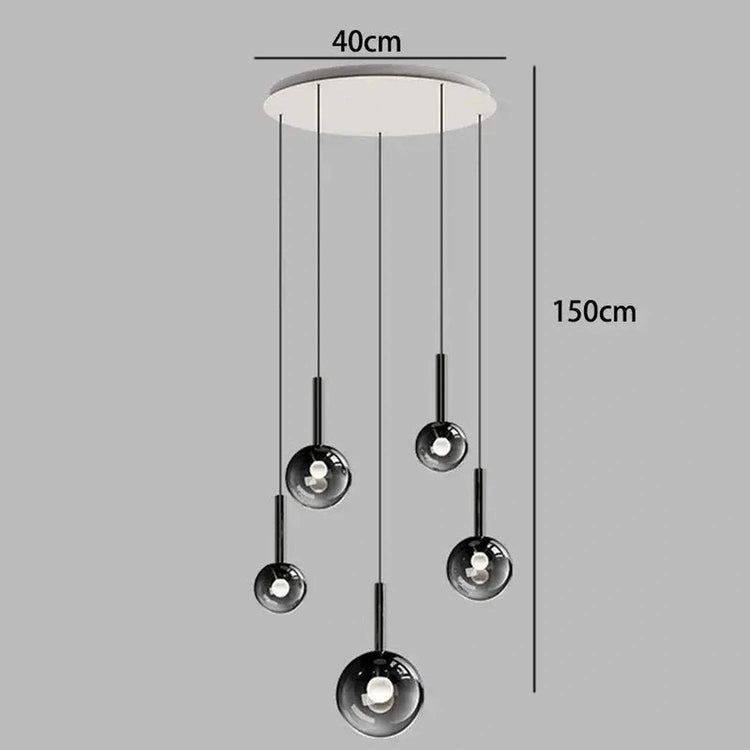 Nordic Stair Chandelier — Living & Dining Room Pendant Ceiling Light