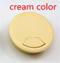 1Pcs Desk Wire Hole Cover Base Computer Grommet Table Cable Outlet Port Surface Line Box Furniture Hardwar Home Furniture