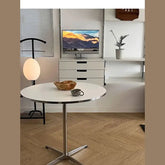 Round Restaurant Dining Table Wall Center Terrace Mini Corner Dining Table Space Saving Designer Mesas De Jantar Salon Furniture Jonine&