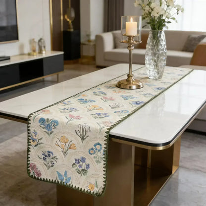 Nordic Cotton Linen Table Runner — Multiple Sizes & Patterns