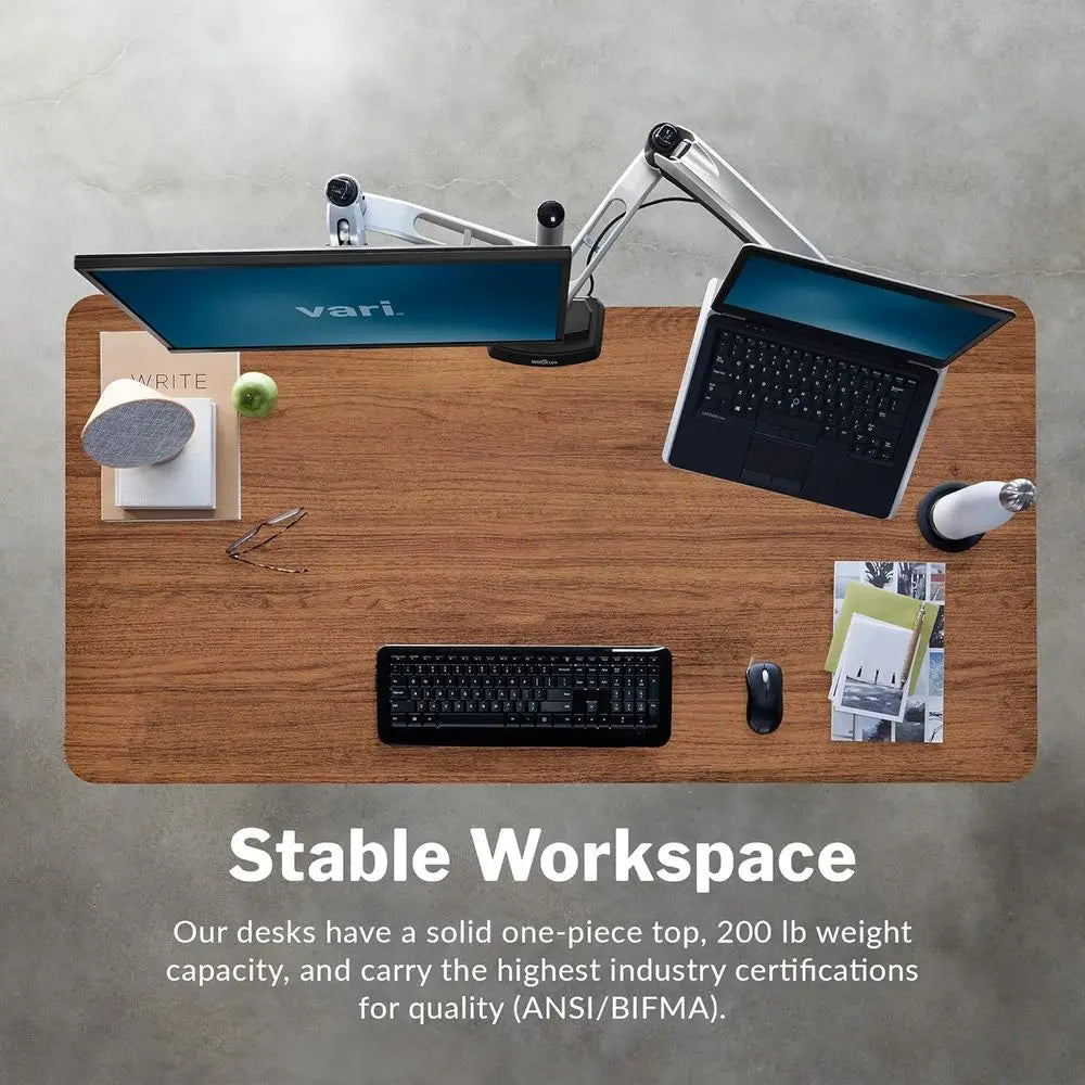 Work Better, Feel Better — 60x30 Electric Standing Desk with Dual Motor & Memory Presets