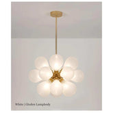Suspended in Light — Designer Glass Bubble Chandelier for Bedroom & Living Room