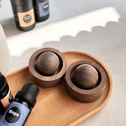 Natural Calm — Wooden Spherical Essential Oil Diffuser