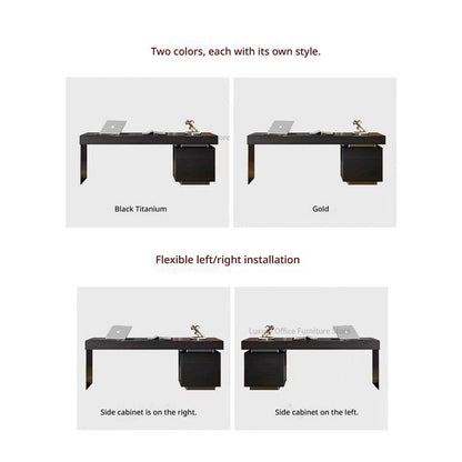 Italian Minimalist Luxury Study Desk