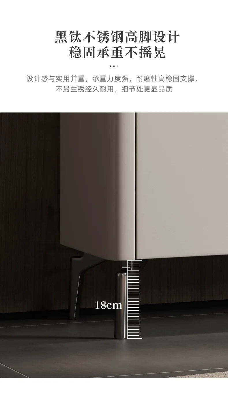 Premium Minimalist Display Cabinet — Light Luxury Living Room Storage