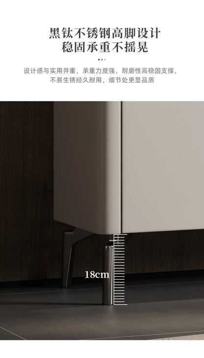 Premium Minimalist Display Cabinet — Light Luxury Living Room Storage