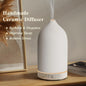 Breathe Easy — Ceramic 100ml Ultrasonic Aromatherapy Diffuser with 7 LED Colors