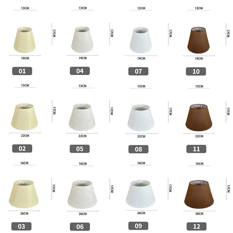 Nordic Style Chandelier Lamp Shade Linen Cloth — Product