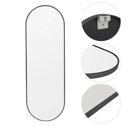 The Mirror That Opens the Room — Oversized Oval Full-Length Mirror