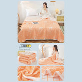 Cool Breathability Summer Quilt Multi-functional Cotton Gauze Fabric Towel Blanket Thin Breathable Duvet Skin-friendly Comforter Jonine’s Corner