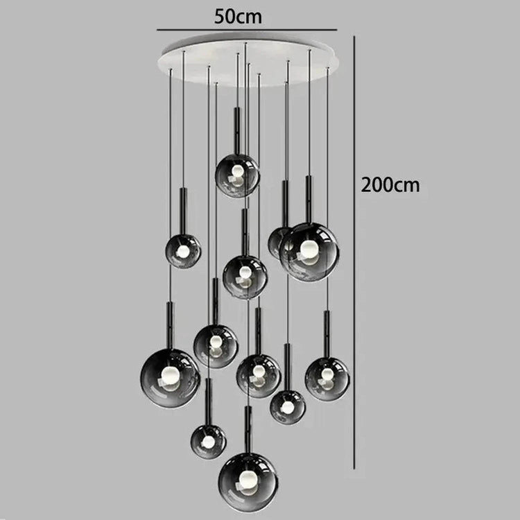 Nordic Stair Chandelier — Living & Dining Room Pendant Ceiling Light