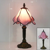 Old World Glow — European Retro Art Glass LED Desk Lamp