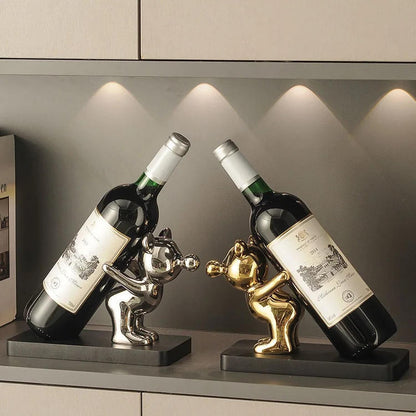 Ceramic Wine Rack &amp; Cabinet Accent Decor