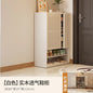 Vintage Luxury Wood Shoe Rack — Space-Saving Entryway Storage