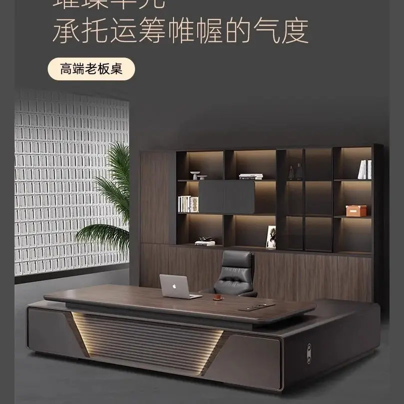 Height-Adjustable L-Shaped Gaming Desk — Jonine&