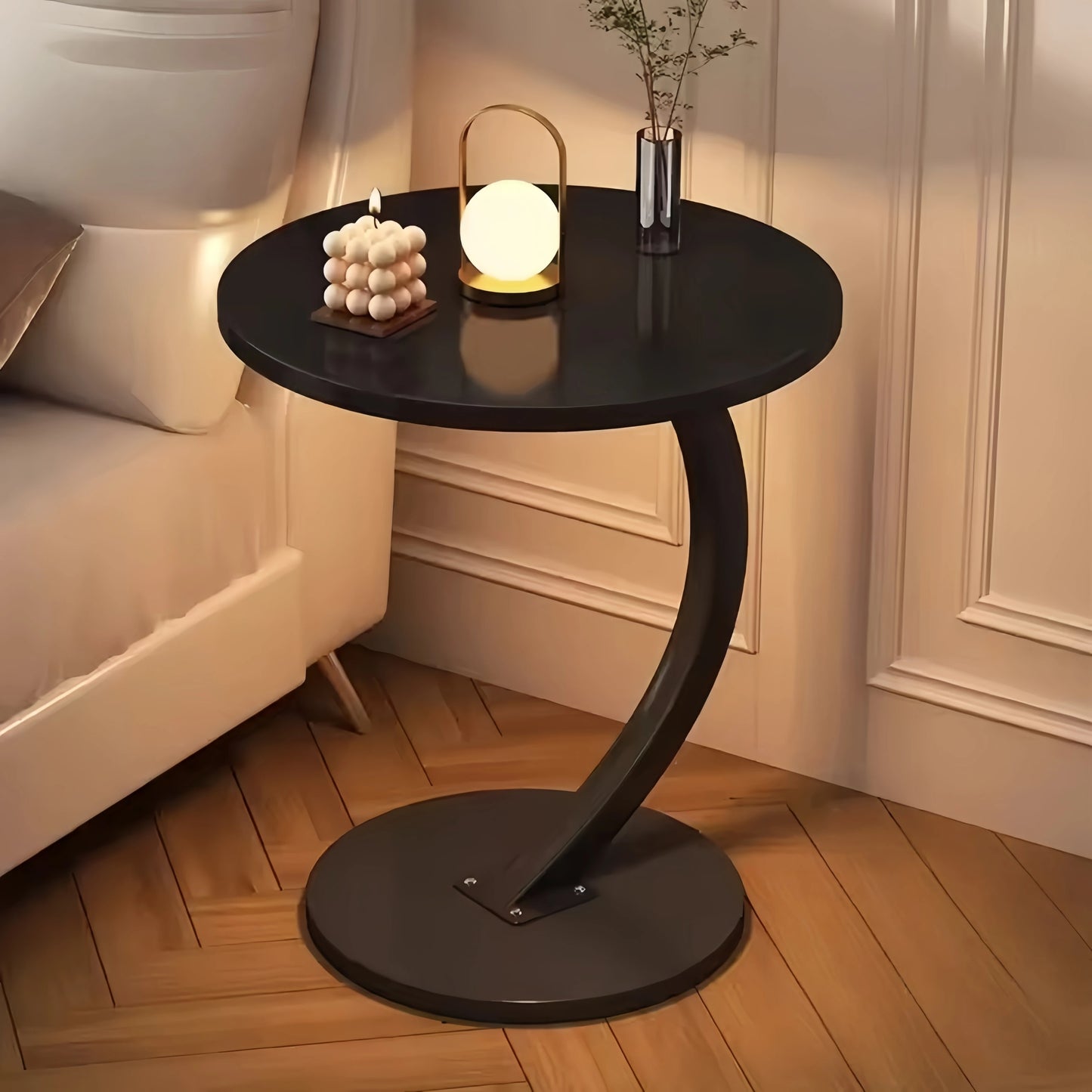 The Little Table That Does a Lot — Round Mini Side Table