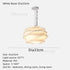 White Rose Petal Pendant Light — Nordic Sculptural Chandelier Jonine&