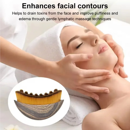 Lymphatic Contour Face Brush — Chin &amp; Jawline Sculpting Massager