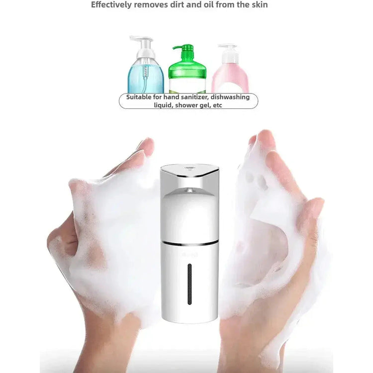 New Bathroom Automatic Sensing Soap Dispenser Type C Multiple Levels Contactless Electric Frother Charging Wall Mounted Vertical Jonine’s Corner