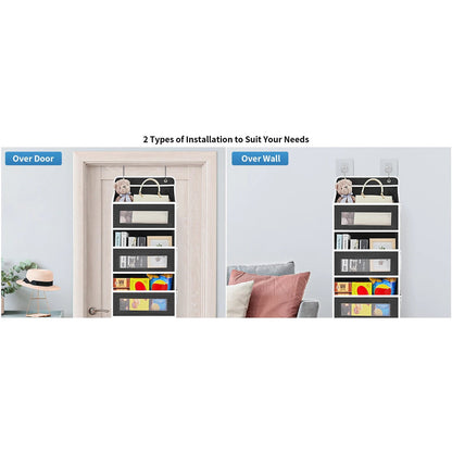 Over-the-Door 5-Shelf Fabric Organizer
