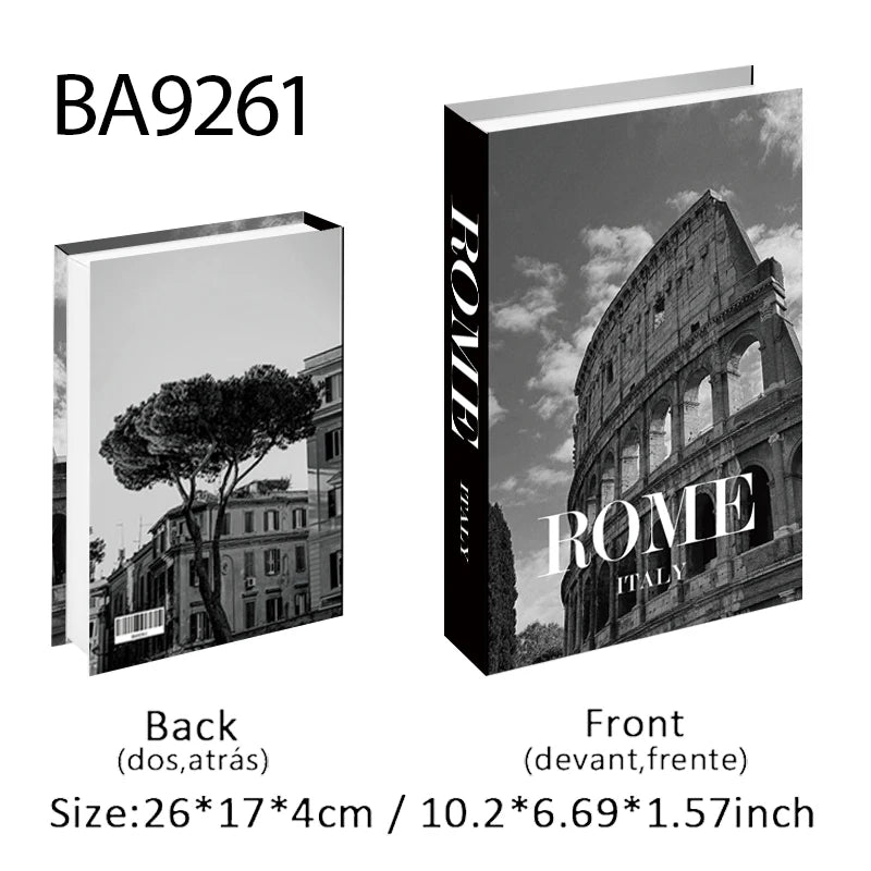 Decorative Book Box Set — Nordic Home Accent