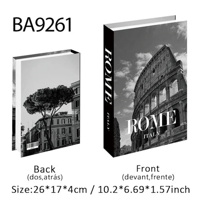 Decorative Book Box Set — Nordic Home Accent