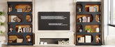 Tribesigns 71" Tall Bookcase, 4-Tier S-Shaped Bookshelf, Wood Decorative Storage Shelving, Modern Freestanding Display Shelves