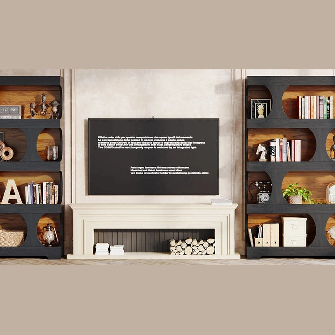 Stories on Display — Tribesigns 71" S-Shaped Bookcase