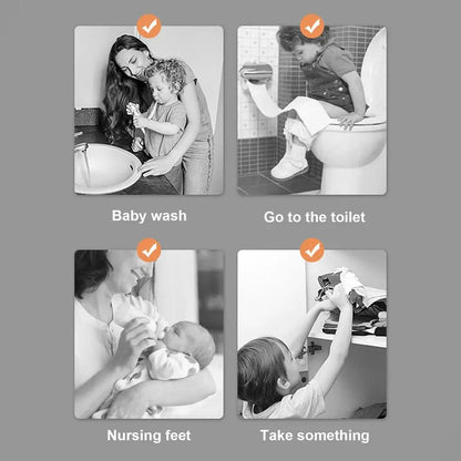 Toilet Foot Stool Antislip Bathroom Pooping Step Potty Stool Squat Stool For Pregnant Woman Children Adult Old People 37x25x13cm
