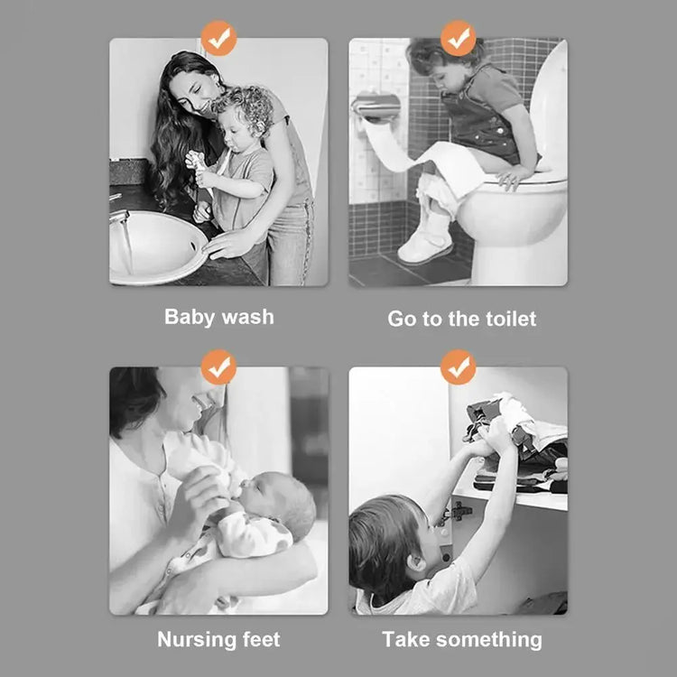 Toilet Foot Stool Antislip Bathroom Pooping Step Potty Stool Squat Stool For Pregnant Woman Children Adult Old People 37x25x13cm Jonine&