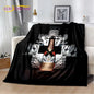 Printed Flannel Throw Blanket