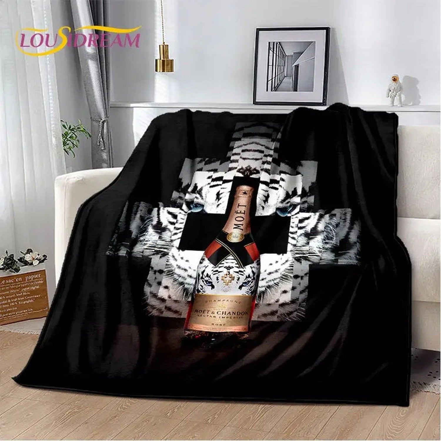 Wrapped in Pattern — Printed Flannel Throw Blanket