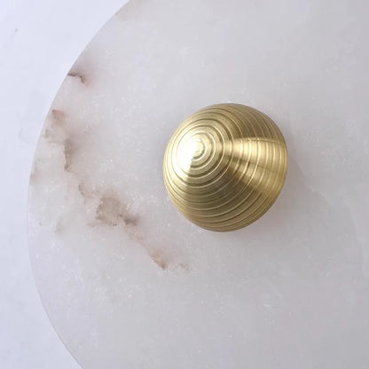 Marble Wall Sconce — Luxury Stone Wall Lamp for Living Room, Bedroom & Bathroom