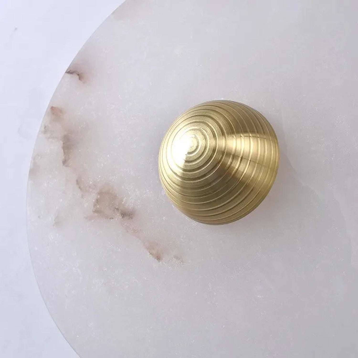 Marble Wall Sconce — Luxury Stone Wall Lamp for Living Room, Bedroom &amp; Bathroom