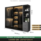 Bedroom Glass Sliding Door Wardrobe Clothes Storage Cabinet Closet Double Wardrobe Cabinets Wardrobes Furniture Modern Simple Jonine&