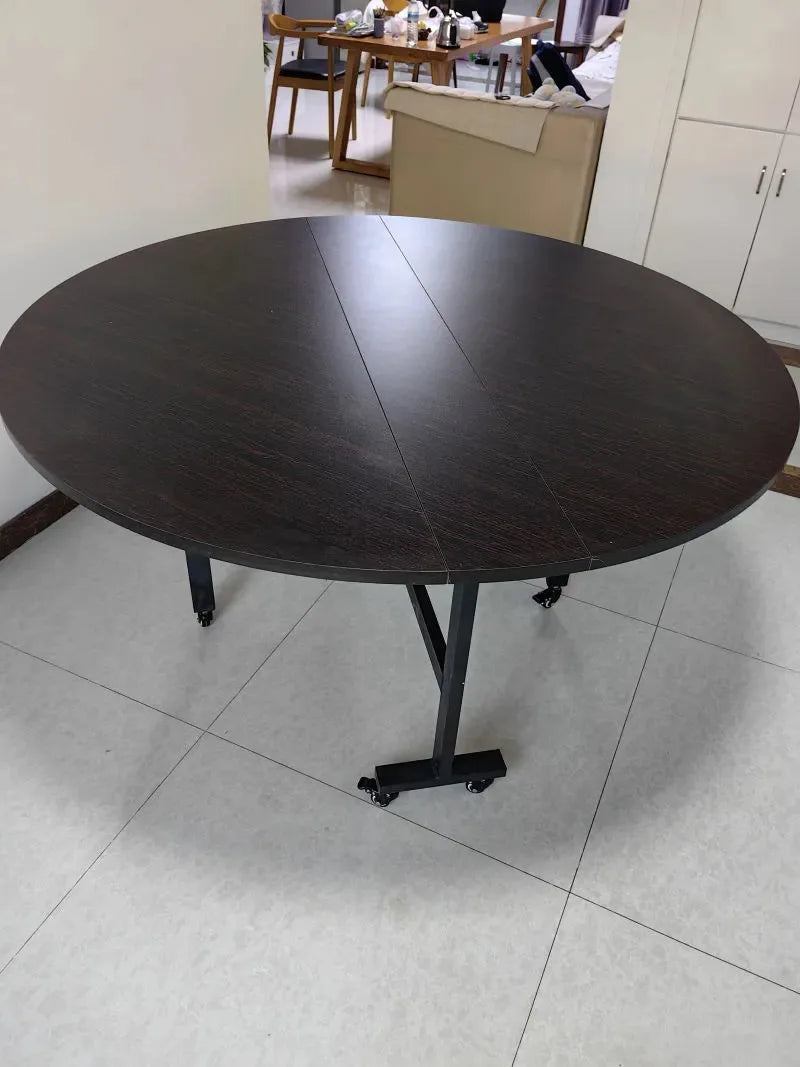 Round Foldable Dining Table — 100 & 120cm