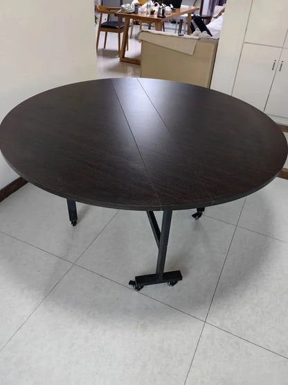 Round Foldable Dining Table — 100 & 120cm