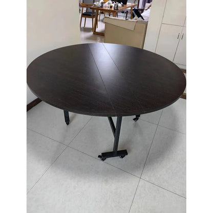 Round Foldable Dining Table — 100 &amp; 120cm