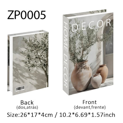 Decorative Book Box Set — Nordic Home Accent