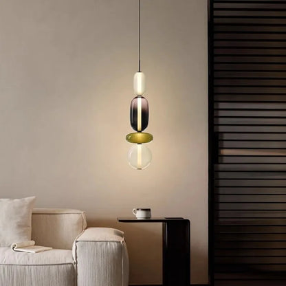 Imperfectly Beautiful — Wabi-Sabi Candy Glass Pendant Chandelier