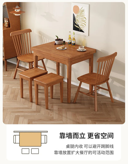 Glamour European Dining Table with Storage
