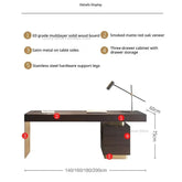 Italian Minimalist Luxury Study Desk — Jonine’s Corner – Elegant Home Office