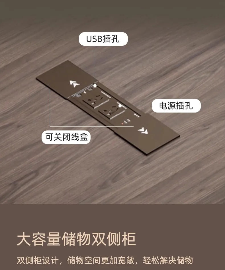 Height-Adjustable L-Shaped Gaming & Home Office Desk